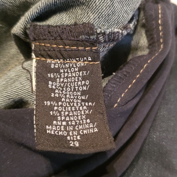 1822 DENIM Maternity Jeans Stretch Top Pull On NEW Women's 29 NWOT 🎉HPx3🎉 - Picture 8 of 11